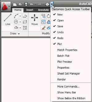 ��������� ������ �������� ������� �  AutoCAD 2010