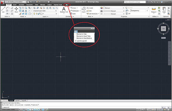 ��������� ������������ AutoCAD 2011