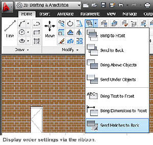����������� ������� ���������� �� ���� � AutoCAD 2011