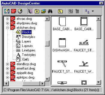 AutoCAD DesignCenter